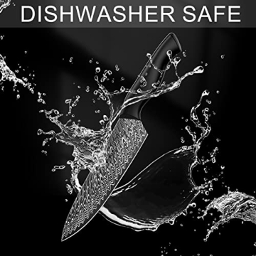 Amorston 15-Piece Premium Knife Set with Sharpener