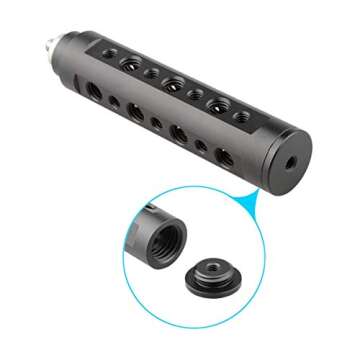 CAMVATE Aluminum Alloy Camera Handle Grip (Black) DSLR Stabilizer Light Mount for Camera Accessory Mount - 0967