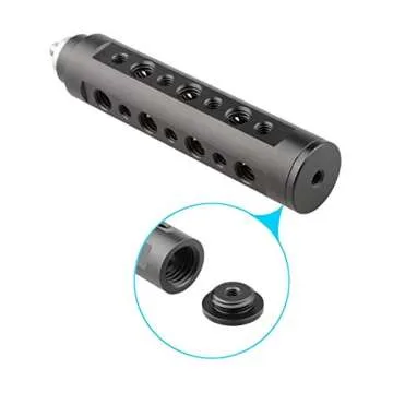 CAMVATE Aluminum Alloy Camera Handle Grip (Black) DSLR Stabilizer Light Mount for Camera Accessory Mount - 0967