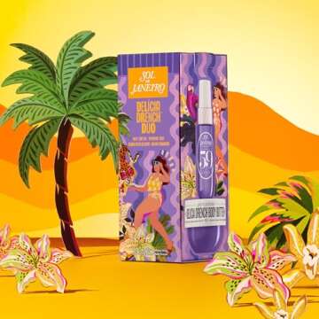 SOL DE JANEIRO Delicia Drench Duo Gift Set | Delicia Drench Body Butter 75 mL & Cheirosa 59 Perfume Mist 30 mL Mini Discovery Set