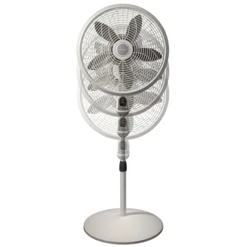 Lasko 18-Inch Remote Pedestal Floor Fan White 1850