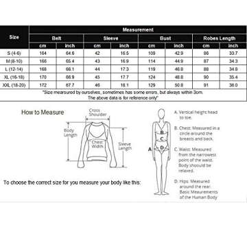 Samring Women Robe Soft Kimono Robes Bathrobe Sleepwear Loungewear Short Dusty Rose L