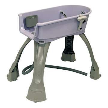 Booster Bath Elevated Pet Bathing Medium (Lilac), 0