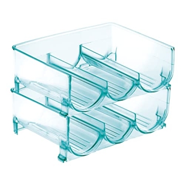 Stylish Stackable Wine Rack for Fridges | mDesign