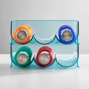 Stylish Stackable Wine Rack for Fridges | mDesign