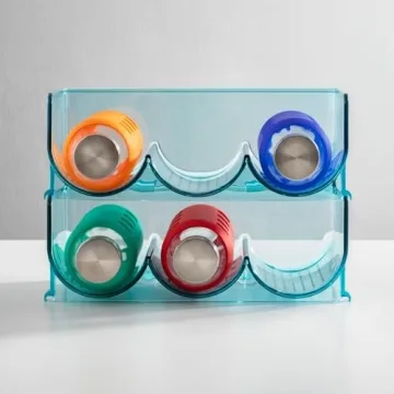 Stylish Stackable Wine Rack for Fridges | mDesign