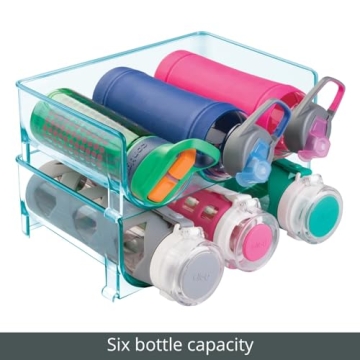 Stylish Stackable Wine Rack for Fridges | mDesign