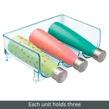 Stylish Stackable Wine Rack for Fridges | mDesign