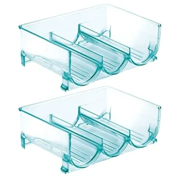 Stylish Stackable Wine Rack for Fridges | mDesign