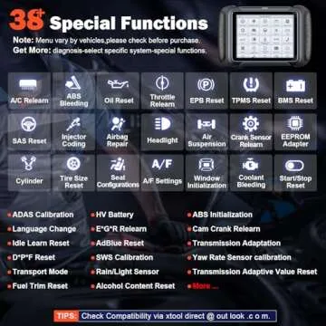 XTOOL D8S OBD2 Scanner: 2025 Upgrade of D8 Scanner, Bidirectional Scan Tool with 3-Year Update, Topology Mapping, ECU Coding, 38+ Resets, All Systems Car Scanner, Crank Sensor Relearn, CANFD/DoIP
