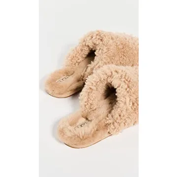 UGG Women's Cozy Maxi Curly Slide Slipper in Sand