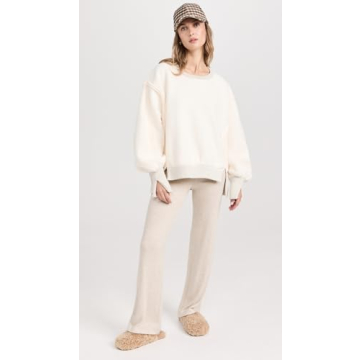 UGG Women's Cozy Maxi Curly Slide Slipper in Sand