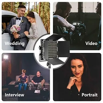 Neewer Bi-Color Dimmable LED Video Light Set for Creators