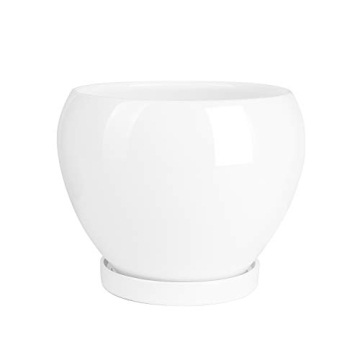 Stylish POTEY Ceramic Plant Pot for Indoor Plants