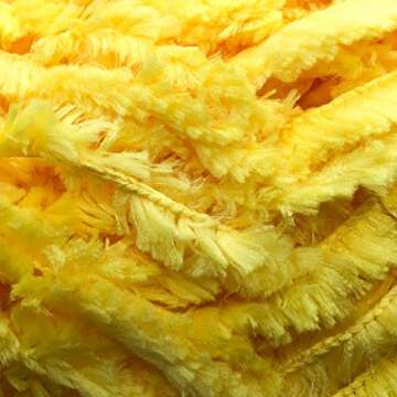 Buvemu Plush Faux Fur Bulky Yarn - Super Soft and Fluffy for All Your Craft Needs