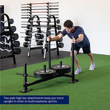 Titan Fitness HD Weight Sled for Ultimate Training Performance