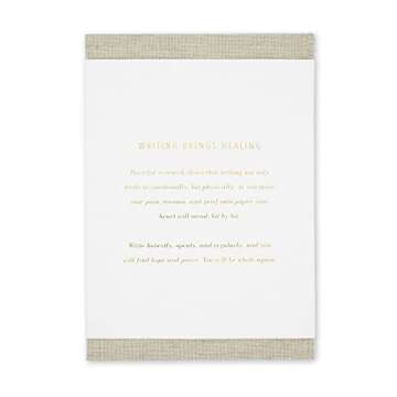 Promptly Journals, My Fertility Journal: A Healing Journey (Wheat Brown, Linen) | Infertility Journa...