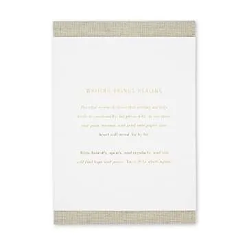 Promptly Journals, My Fertility Journal: A Healing Journey (Wheat Brown, Linen) | Infertility Journa...