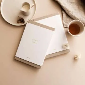 Promptly Journals, My Fertility Journal: A Healing Journey (Wheat Brown, Linen) | Infertility Journal | Grief Journal for Infertility | Infertility Self-Care Journal