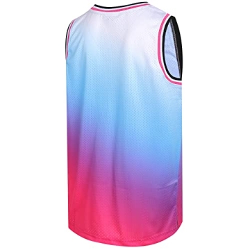DEHANER Unisex Basketball Jersey Stylish Gradient Design