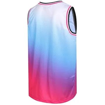 DEHANER Unisex Basketball Jersey Stylish Gradient Design