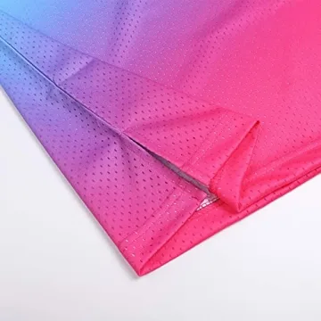 DEHANER Unisex Basketball Jersey Stylish Gradient Design