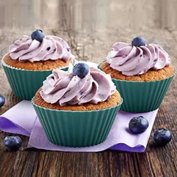 Premium Silicone Baking Cups - Non-Stick & Reusable Liners