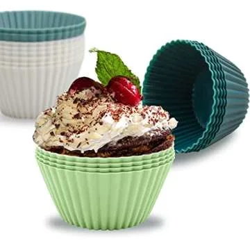 Premium Silicone Baking Cups - Non-Stick & Reusable Liners