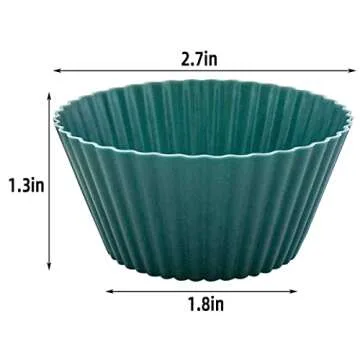 Premium Silicone Baking Cups - Non-Stick & Reusable Liners