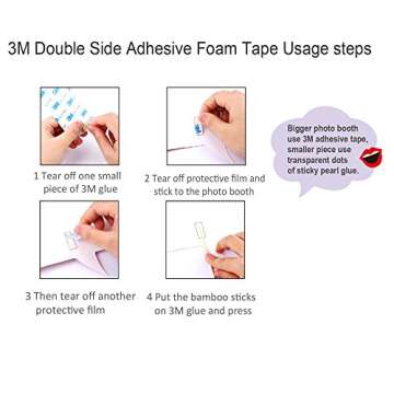 Wedding Bridal Shower Photo Booth Props(23Count),Konsait Metallic Rose Gold Bachelorette Photo Booth with Stick for Bridal Shower Girls Night Out Hen Party Gift Accessories Wedding Favor Supplies