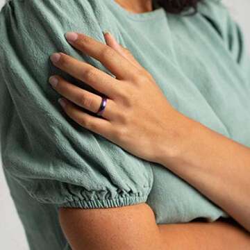 Enso Rings Thin Legend Silicone Ring - Made in The USA - Ultra Comfortable, Breathable and Safe - Aw...