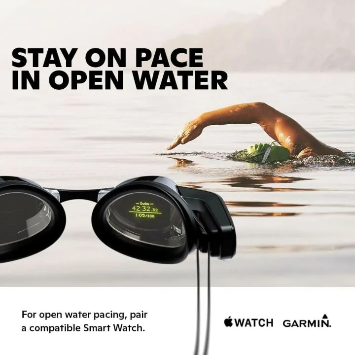 FORM Smart Swim Goggles with Free Membership & Tracker