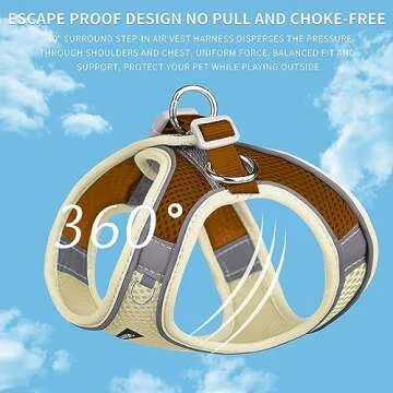 AIITLE No-Pull Dog Harness and Leash Set for Small Pets