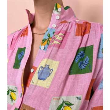 Qikaka Women's Long Sleeve Turtleneck Printed Bodycon Sexy Nightclub Party Belted Dress Pink