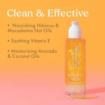 Kopari Sun Shield Body Glow, Broad Spectrum SPF 50, Lightweight Shimmering Gel Texture Absorbs Quickly, Non Sticky, Glowing Results, Gold 2 Pack