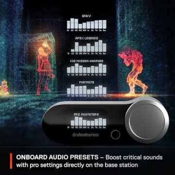 SteelSeries Arctis Nova Pro Wireless Multi-System Gaming Headset - Neodymium Magnetic Drivers - Active Noise Cancellation - Infinity Power System - Gen 2 Mic - PC, PS5, PS4, Switch, Mobile - White