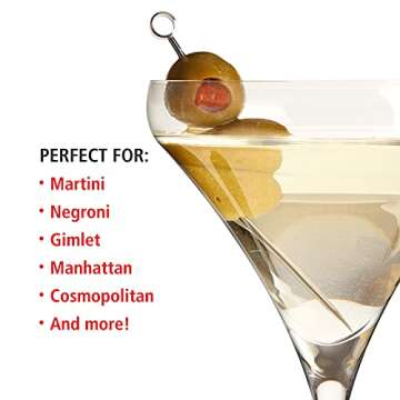 Spiegelau Willsberger Martini Glasses Set of 4 - European-Made Crystal, Modern Cocktail Glasses, Dishwasher Safe, Professional Quality Cocktail Glass Gift Set - 9.2 oz