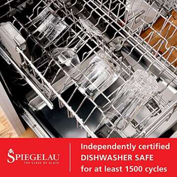 Spiegelau Willsberger Martini Glasses Set of 4 - European-Made Crystal, Modern Cocktail Glasses, Dishwasher Safe, Professional Quality Cocktail Glass Gift Set - 9.2 oz