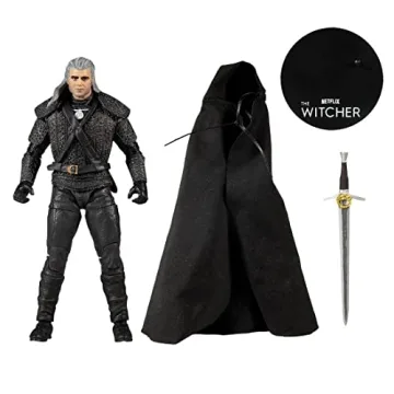 Detailed 7" Geralt of Rivia Action Figure from The Witcher