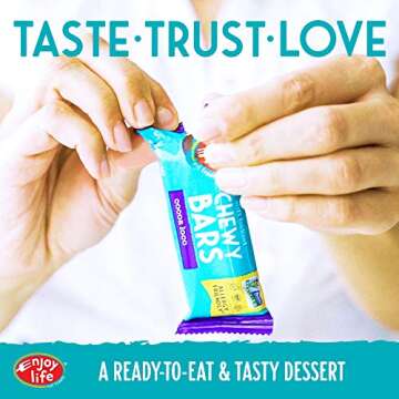 Enjoy Life Cocoa Loco Chewy Bars, Nut, Soy, Dairy, Gluten Free, Non GMO, 6 Boxes (30 Bars Total)