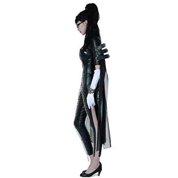 miccostumes Women's Witch Cosplay Bodysuit Halloween Costume With Gloves Headband (L)