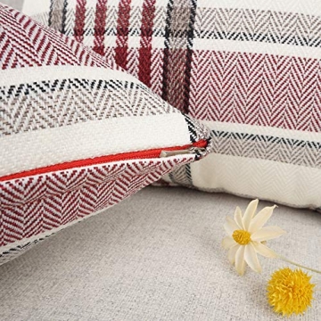 Farmhouse Christmas Decorative Pillow Covers Set of 2
