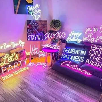 Custom Neon Signs for Personalized Wall Decor