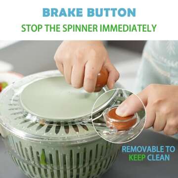 Fruit and Vegetable Washing Machine, Fruit and Vegetable Cleaner, Salad Spinner large INCLUDED, Veggie and Produce Washer, fruits and Vegetables Purifier, Portable Ionizer Cleaning Device, GIFTABLE.