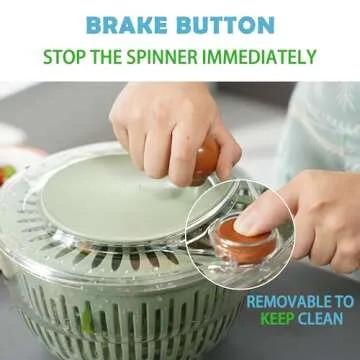 Fruit and Vegetable Washing Machine, Fruit and Vegetable Cleaner, Salad Spinner large INCLUDED, Veggie and Produce Washer, fruits and Vegetables Purifier, Portable Ionizer Cleaning Device, GIFTABLE.