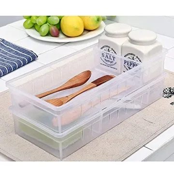 MineSign 4 Pcs Desk Drawer Organizer for Office and Home