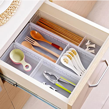 MineSign 4 Pcs Desk Drawer Organizer for Office and Home