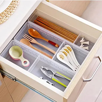 MineSign 4 Pcs Desk Drawer Organizer for Office and Home