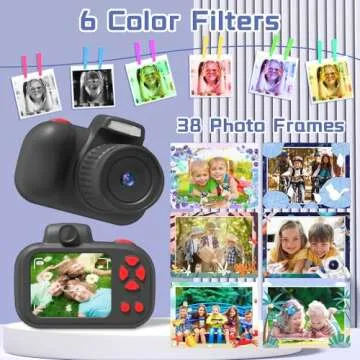 Temodu Kids Camera - Fun Gifts for Ages 3 to 12 Year Olds