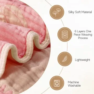 Ultra-Soft Muslin Hooded Towel for Babies & Toddlers